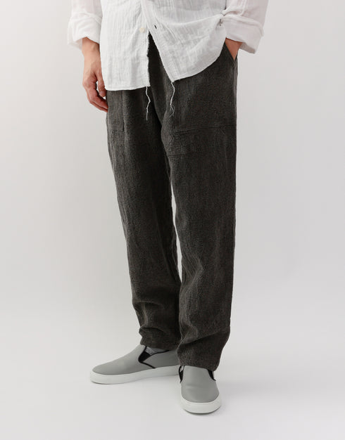 Dyed tapered pants